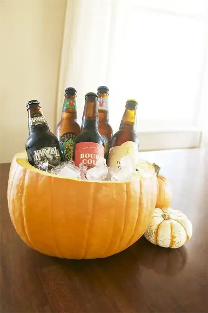 DIY (своими руками)-Pumpkin-Ice-Chest
