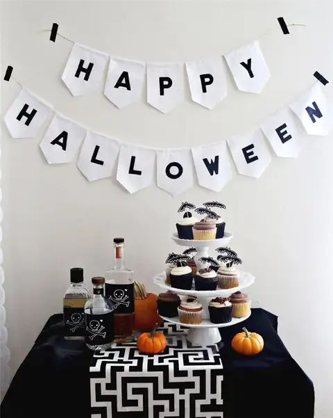 halloween-party-table