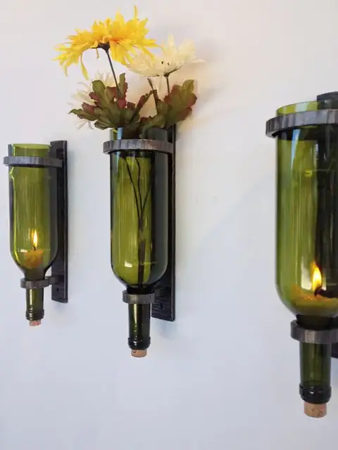 бра из винной бутылки