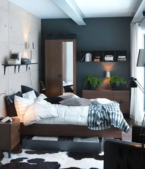 ikea-bedroom-masculine-design-bed-with-storage
