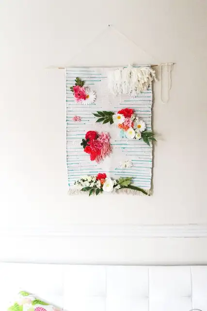DIY (своими руками) плетеные цветочные искусства