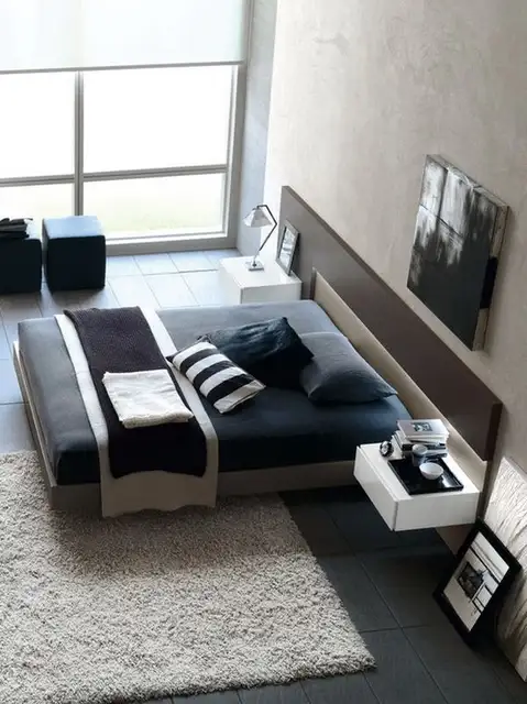 contemporary-open-space-bedroom