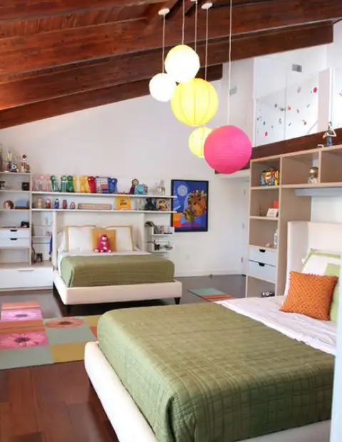green-kids-room