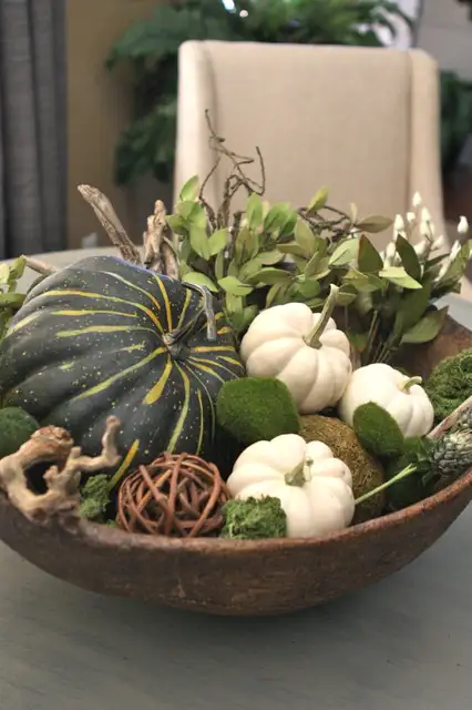Woodland Pumpkins Centerpiece