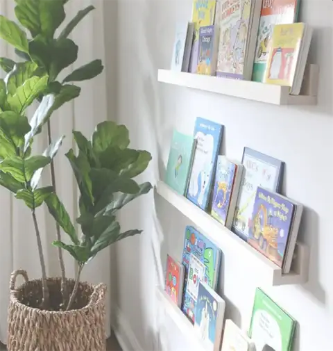 Простые и универсальные книжные полки