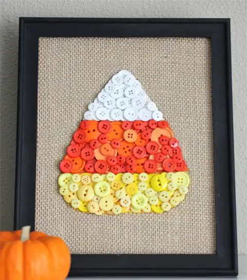 Picture Perfect DIY (своими руками) Fall Candy Corn Decorations