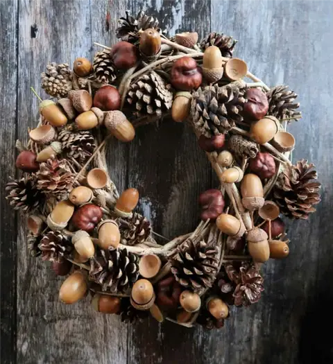 DIY (своими руками) осенние венки