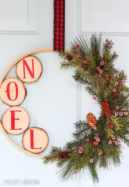 Венок для входной двери NOEL DIY (своими руками)