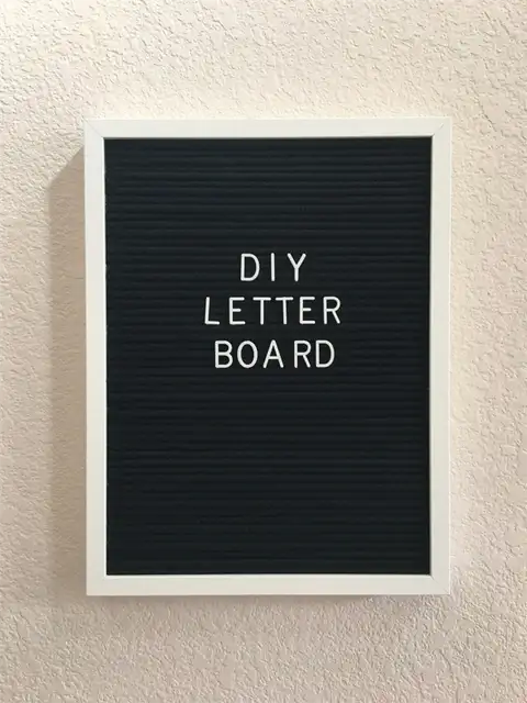 Добавьте DIY (своими руками) доску для писем
