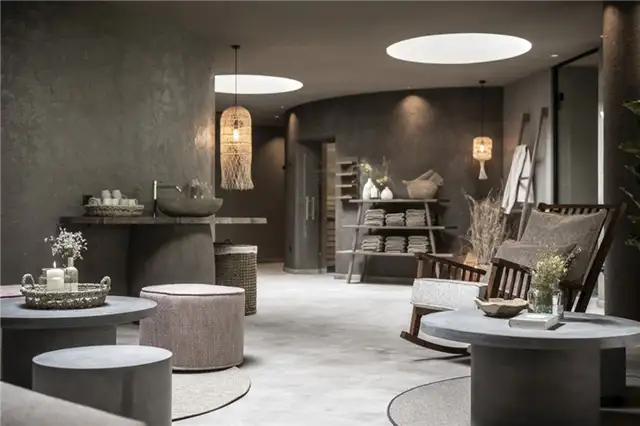 Apfelhotel Torgglerhof в Италии по проекту архитектурного бюро noa - ванна спа