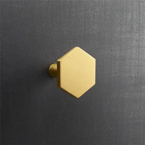 Латунная шестигранная ручка