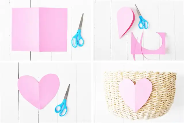 DIY (своими руками) Heart Stitched Basket - Инструкции