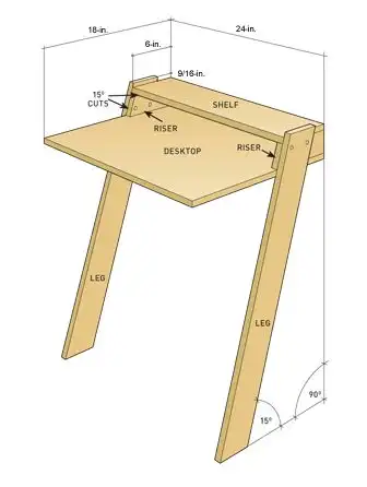 простой стол-diy1