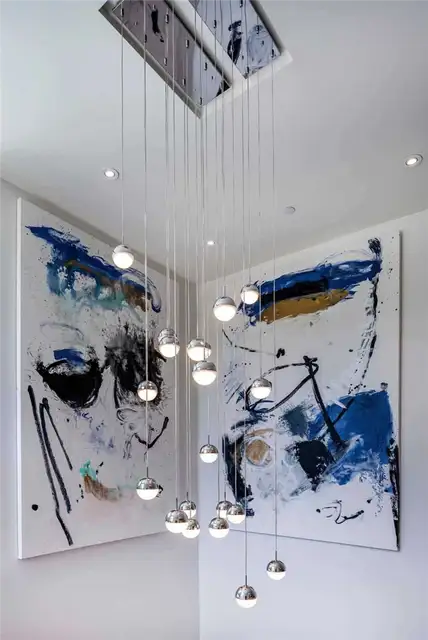 Современный дом во Флориде от Michael Wenrich Architects - настенный арт абстрактный