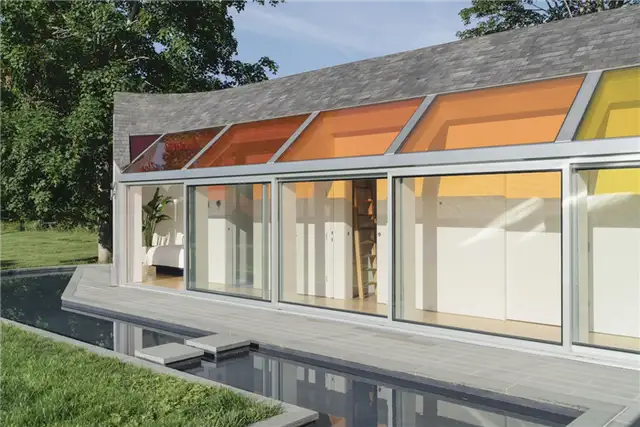 Long Island Cocoon House - стеклянные стены