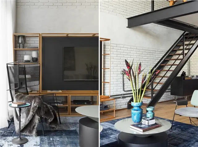 Бразильский промышленный лофт от Diego Revollo Arquitetura - акцентный декор
