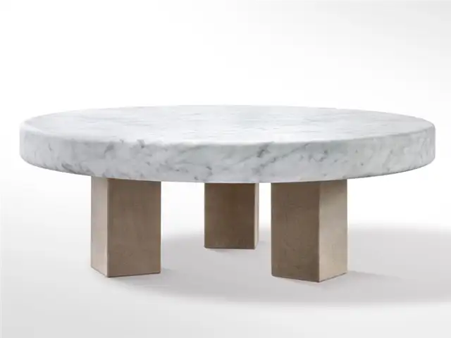 Круглый кофейный столик Span Marble