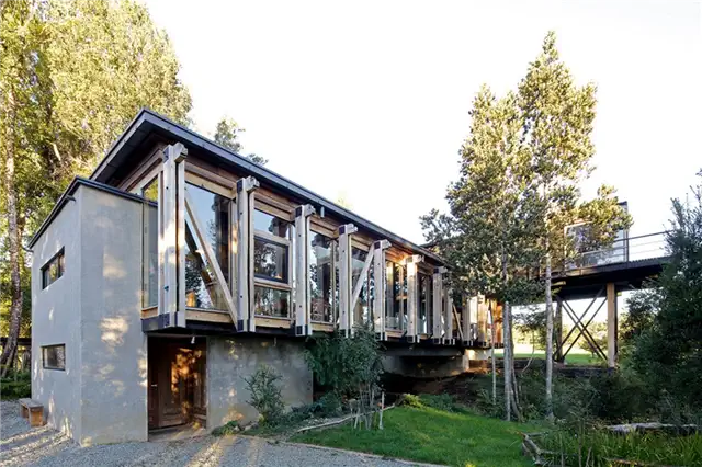 Дом-мост в Чили - Aranguiz-Bunster Arquitectos - дизайн