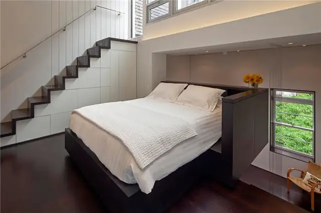 Manhattan Micro Loft от Specht Harpman Architects - спальная зона