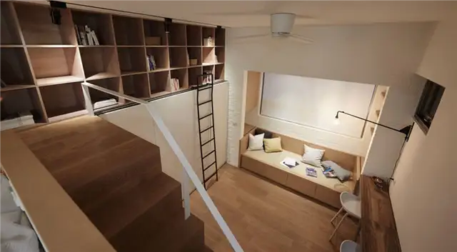 Квартира 22 м2 в Тайване с планами от A Little Design - вид и хранение
