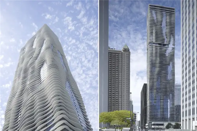 Чикагская башня Aqua Tower