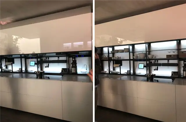 Кухонные шкафы V motion от Valcucine
