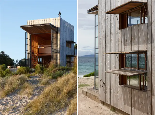 Crosson Clarke Carnachan Architects Деревянный дом с большими окнами