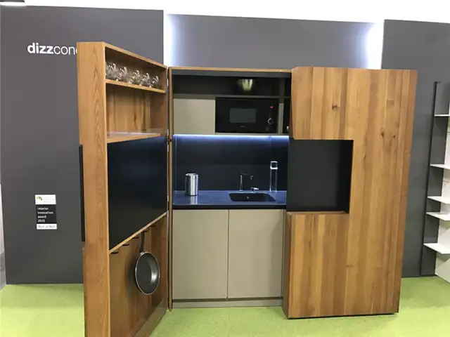 Концептуальная кухня dizz для небольших помещений