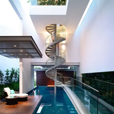Винтовая лестница HYLA architects jalan angjin laut singapore