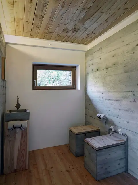 Дизайн интерьера ванной комнаты Casa Vi in Sondrio