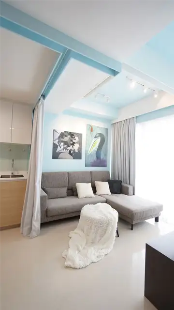 Tiny-apartment-Singapore-living-area