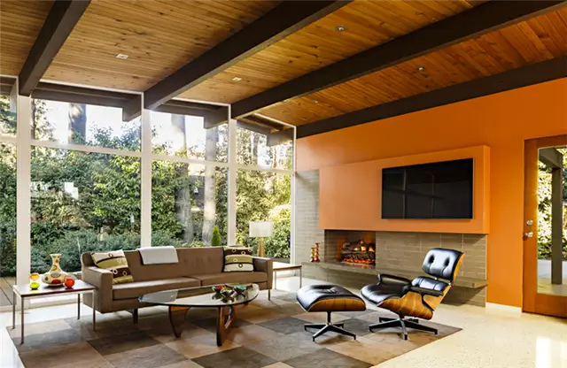 Современный ремонт в стиле Mid Century Modern